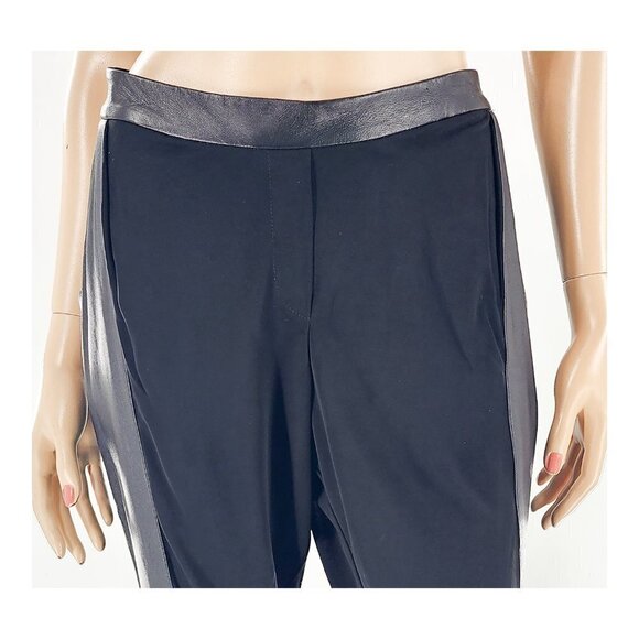 OHNE TITEL Viscose & Nappa Leather Pants NWT - Picture 5 of 12